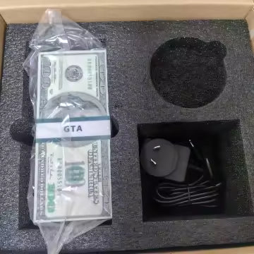 Magnetic Levitating Display Block – Floating anti-gravity stand for cash, gadgets & collectibles with power adapter.